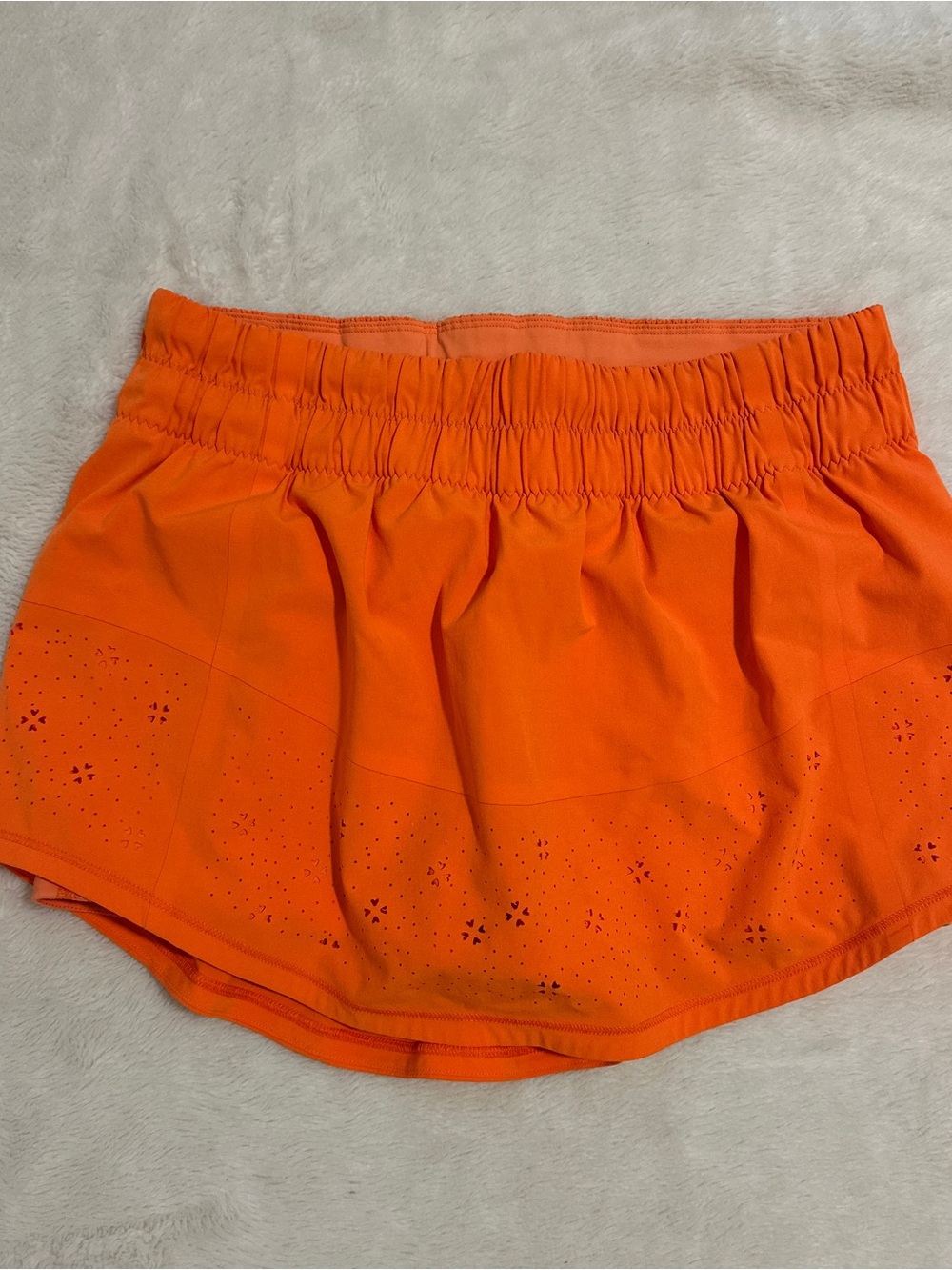 lululemon athletica Women's Bright Orange Athletic Skort